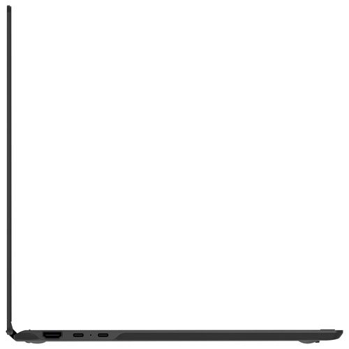Portable à écran tactile deux-en-un de 16 po Gram de LG - Noir volcanique (Core Ultra7 255H d’Intel/mémoire vive 32 Go/disque SSD de 1 To)