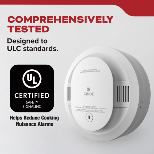 Brand New - Kidde DETECT Smoke Alarm, 10-Year Battery Powered