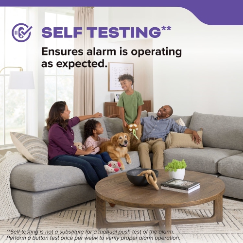 Tout nouveau - Détecteur de fumée et de monoxyde de carbone Kidde DETECT combiné, pile de 10 ans avec alertes vocales