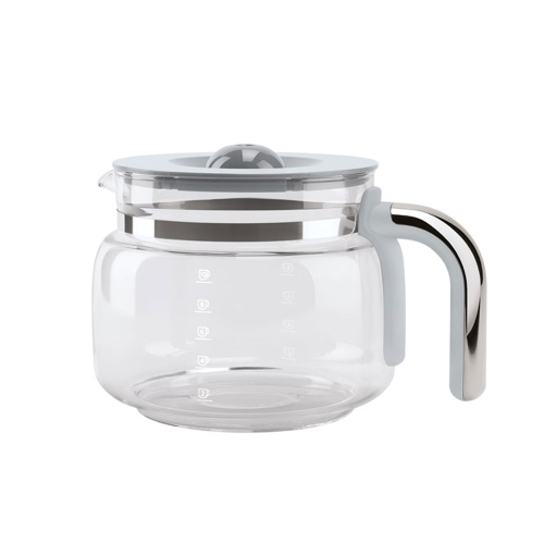 Open Box-Smeg 50's Style Programmable Drip Coffee Maker - 10-Cup DCF02PKUS - Pink