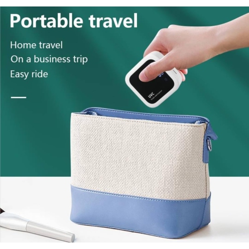 Portable Toothbrush Sterilizer Dryer,Stationary UV Toothbrush Box Suitable for Home and Travel