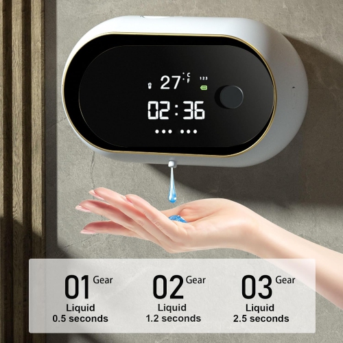 Distributeur de savon électrique intelligent, distributeur automatique de liquide, distributeur mural de savon pour les mains pour la cuisine de la