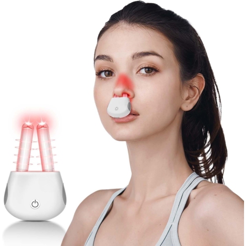 Red Light Nasal Therapy for Nose Portable Rechargeable Nose Therapy Infrared Nose Nasal Therapy Device