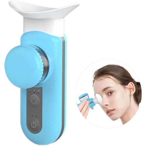 Heated Nano Eye Mist Sprayer,Portable Eye Mister with Warm Compress Moist Heat for Relief Dry Eyes,Rechargeable Electric Eye Steamer for Eyelid