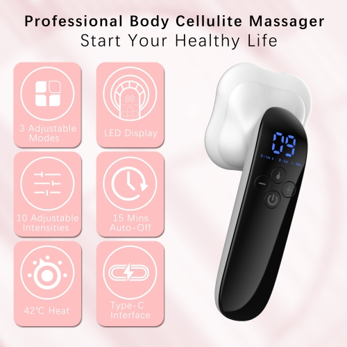 Red Light Body Massager EMS Infrared Body Shaping Massage Device 4-Head Massager for Whole Body