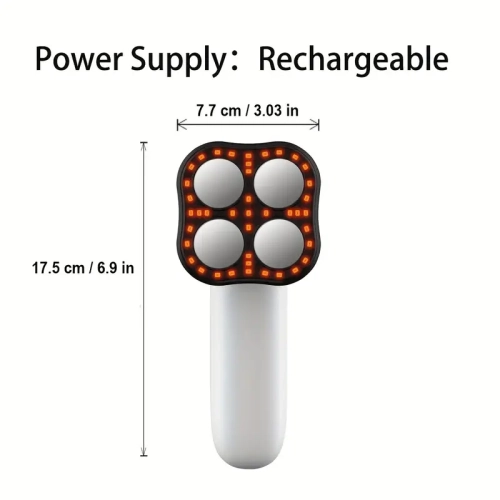 Red Light Body Massager EMS Infrared Body Shaping Massage Device 4-Head Massager for Whole Body