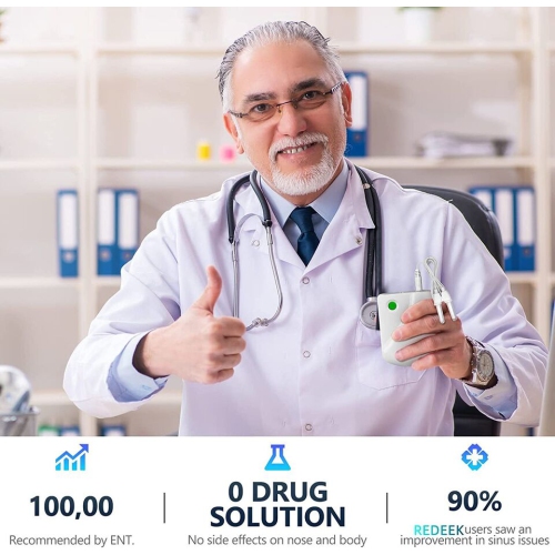 Red Light Nasal Therapy Device Portable Painless Rhinitis Machine Nasal Mucosa Repair Itching Device Relieves Sinus Pain