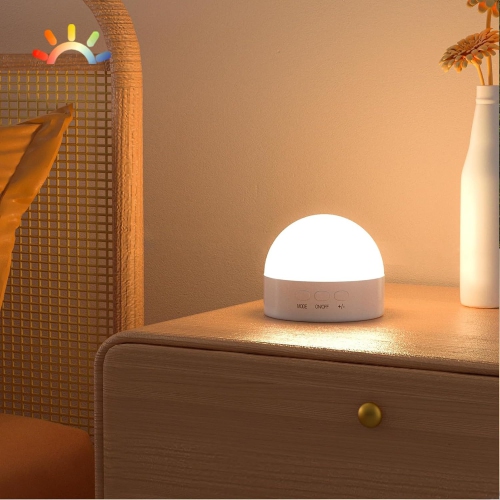 Kintion Nursery Night Light, Portable LED Night Light - White