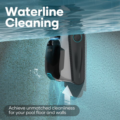 Aiper Scuba N1 Plus - Nettoyant robotique pour piscine avec filtration MicroMesh™ pour piscines creusées, chenilles Caterpillar et application mobile