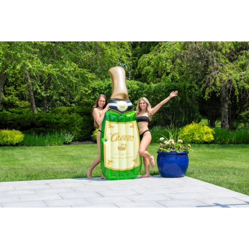 Chaise longue de piscine gonflable Cheers Bubbly Champagne - 86&nbsp;po