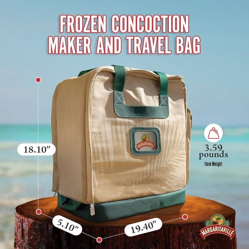 Margaritaville Bahamas Frozen Concoction Maker with Bonus Travel Bag