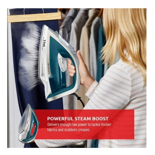 Fer à vapeur anti-calc Plus Ultraglide de T-fal - 1800&nbsp;W, collecteur de calcaire amovible, semelle pneumatique Durilium