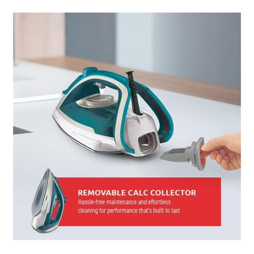 Fer à vapeur anti-calc Plus Ultraglide de T-fal - 1800&nbsp;W, collecteur de calcaire amovible, semelle pneumatique Durilium