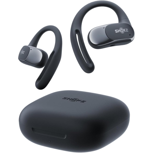 Shokz OpenFit Air Open-Ear True Wireless Earbuds - Black