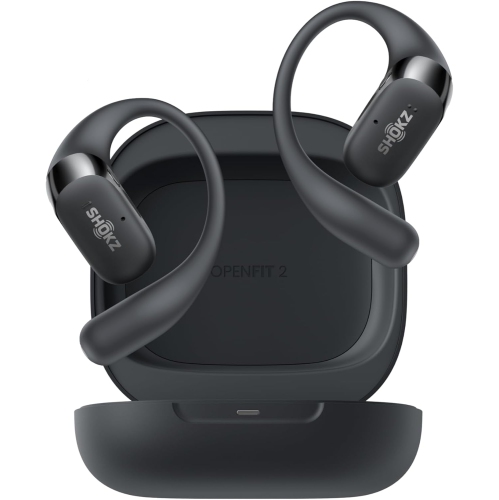 Shokz OpenFit 2 Open-Ear True Wireless Earbuds - Black