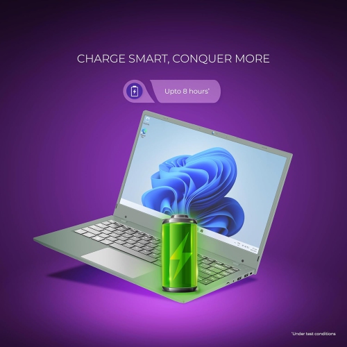 AVITA Liber E 12th Gen Intel core i5 1235U 8GB RAM 512GB SSD 14.1inch FHD IPS Display Windows 11 Home 1.53 Kg Thin&Light,Silver