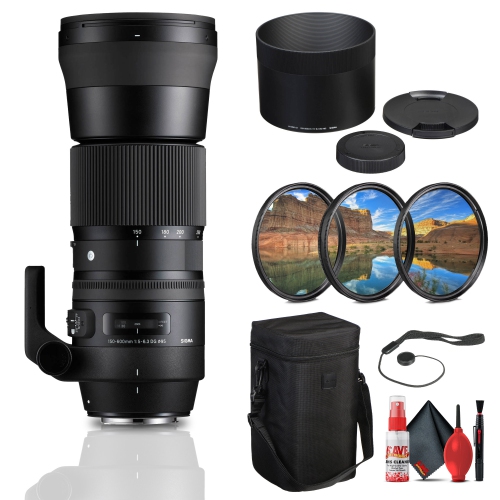 SIGMA  150-600MM F5-6.3 Dg Contemporary Nikon Mount Bundle