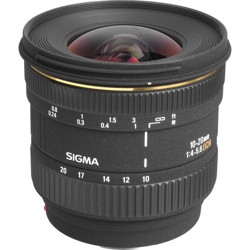 Sigma 10-20mm f/4-5.6D EX DC Lens for Sony A Bundle