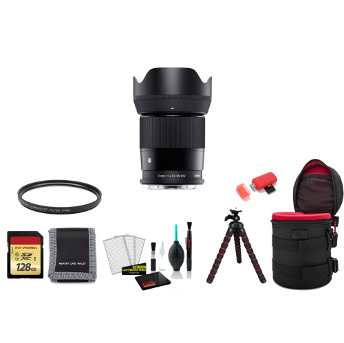 Sigma 23mm f/1.4 DC DN Contemporary Lens with Memory Card