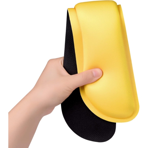 Keyboard Wrist Rest Pad, Memory Foam Set Wrist Cushion Support for Pain Relief, Anti-Slip Wrist Support for Computer, Laptop, Apricot Yellow