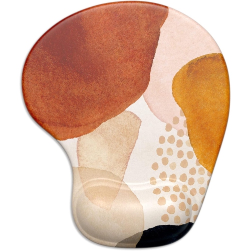 Tapis de souris ergonomique avec repose-poignets en gel, surface lisse, base antidérapante en polyuréthane, fournitures de bureau confortables,