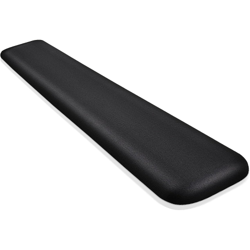 Repose-poignet de souris, mousse à mémoire en tissu doux et repose-poignets avec base antidérapante en caoutchouc, tapis de clavier noir