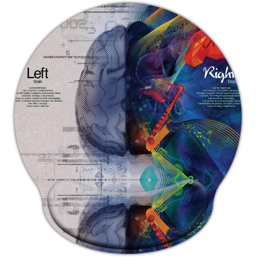 Leather Mouse Pad Wrist Support Ergonomic Memory Foam,Rest Nonslip Mousepad for Office,Gaming,Computer,Mph-7546