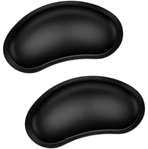 Mouse Wrist Rest, Memory Foam Soft Fabric Mouse Wrist Rest Pad Support Cushion with Anti-Skid Rubber Base, Black-wrist Rest