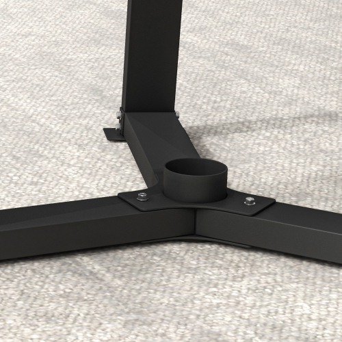 Soozier Weight Rack for 1-Inch or 2-Inch Weight Plates, 660LBS Capacity Weight Plate Rack for Home Gym Storage