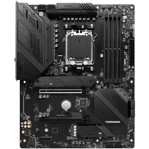 MSI B650 TOMAHAWK WIFI ATX AM5 DDR5 Motherboard for AMD Ryzen 9000/8000/7000 Series CPUs by MSI - Refurbished condition - Image 2