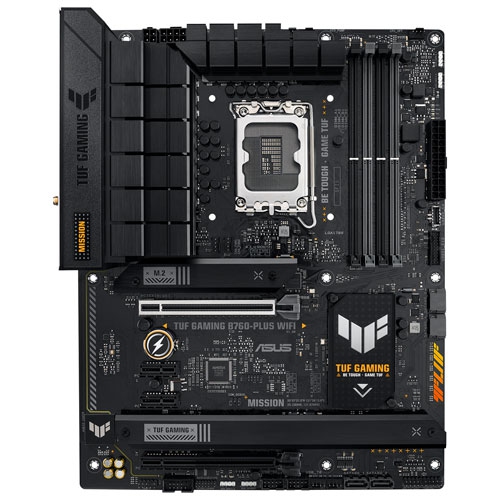 Carte mère TUF Gaming B760-PLUS Wi-Fi LGA 1700 ATX DDR5 d'ASUS pour processeurs Core de 12/13/14ᵉ gén d'Intel, 90 Mo, ER0-M1AAY0