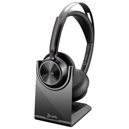 Casque d'écoute Bluetooth à suppression du bruit Voyager Focus 2 de HP - Noir