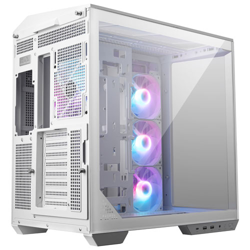 MSI MAG Pano 100R PZ Mid-Tower ATX Computer Case - White