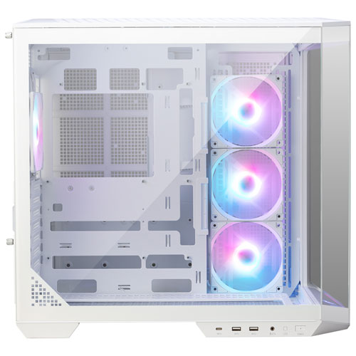 MSI MAG Pano 100R PZ Mid-Tower ATX Computer Case - White