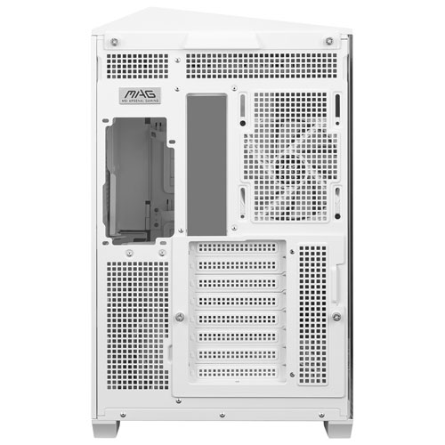 MSI MAG Pano 100R PZ Mid-Tower ATX Computer Case - White