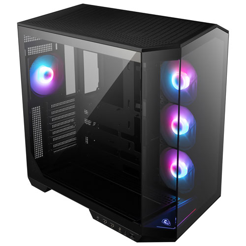 MSI MAG Pano 100R PZ Mid-Tower ATX Computer Case - Black