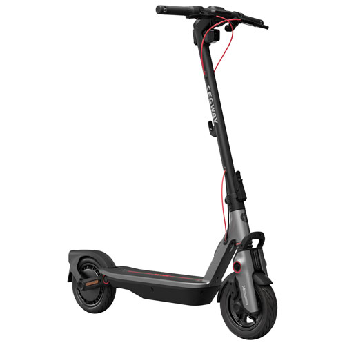 Segway F3 Pro Electric Scooter (1200 W Motor / 70km Range / 32km/h Top Speed) - Grey - Only at Best Buy