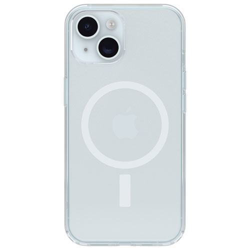 Étui rigide ajusté Symmetry d'OtterBox avec MagSafe pour iPhone 16E/15/14/13 - Transparent