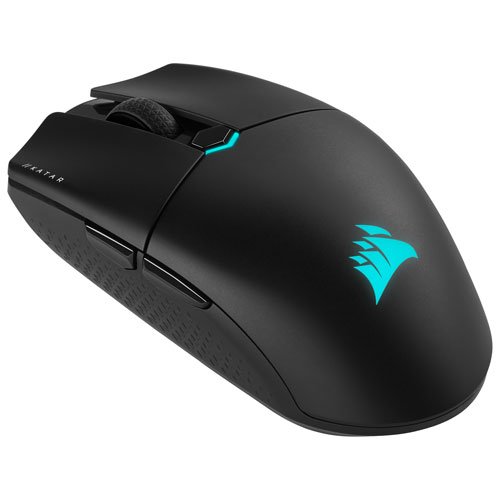 Corsair Katar Elite Wireless 26000 DPI Bluetooth Optical Gaming Mouse - Black