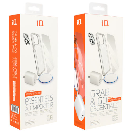 IQ Grab & Go Essentials Kit for iPhone 16 Pro Max
