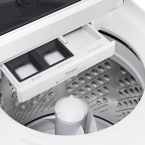 LG 5.6 Cu. Ft. High Efficiency Top Load Agitator Washer (WT8205CW) - Alpine White