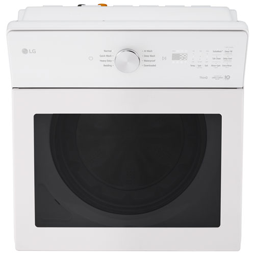 LG 5.8 Cu. Ft. High Efficiency Top Load Impeller Washer - Alpine White