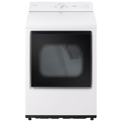 LG 7.3 Cu. Ft. Electric Dryer with Sensor Dry - Alpine White