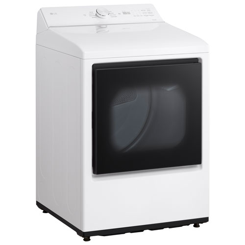 LG 7.3 Cu. Ft. Electric Dryer with Sensor Dry - Alpine White