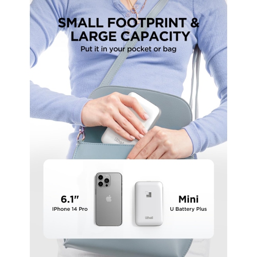 Litheli Battery Pack 20V, 2.0Ah 45W Replacement Lithium Batteries U20 Series Power Tools and Outdoor Power Equipment(SE Version)