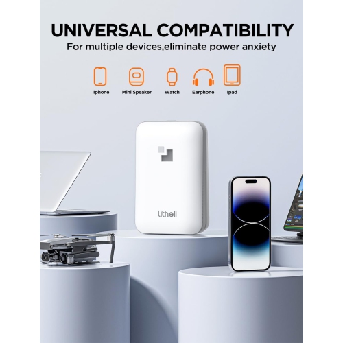 Litheli Battery Pack 20V, 2.0Ah 45W Replacement Lithium Batteries U20 Series Power Tools and Outdoor Power Equipment(SE Version)