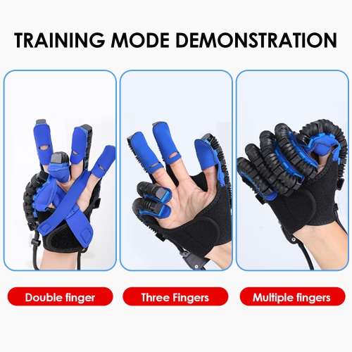 Rehabilitation Robot Glove Left Hand Rehabilitation Device for Stroke Hemiplegia Hand Function Recovery Finger Trainer（L)
