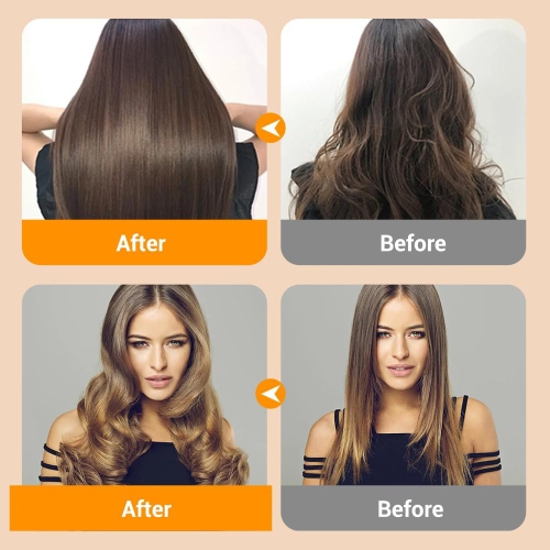 Mini fer à friser à double usage, mini fer à friser 2-en-1 et fer plat, fer plat et fer à friser portatif de voyage, mini fer à friser pour tous les