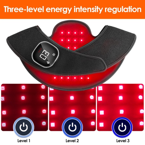 Cordless Red Light Therapy Pad for Neck Shoulder Pain Relief,Wearable Near Infrared Light Shoulder Wrap Pad,Red Light Therapy Shawl for Back Muscle