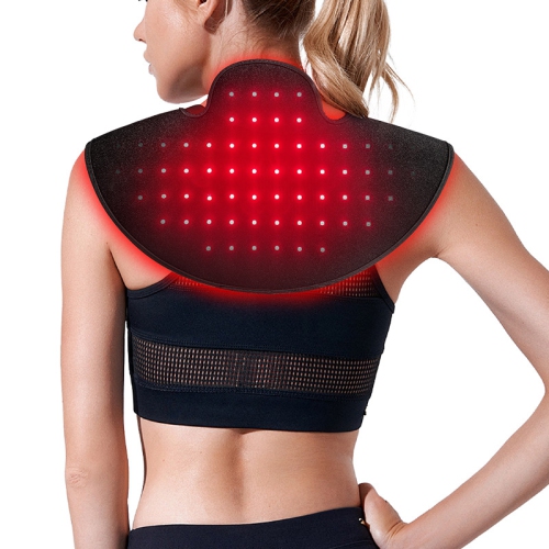 Cordless Red Light Therapy Pad for Neck Shoulder Pain Relief,Wearable Near Infrared Light Shoulder Wrap Pad,Red Light Therapy Shawl for Back Muscle